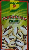 Cantidad de azúcar en Pistācijas rieksti, apcepti un sālīti