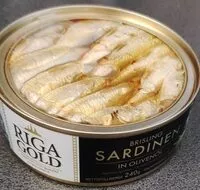 चीनी की मात्रा Brisling Sardinien in Olivenöl