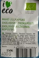 Sokerin määrä sisällä Ekoloģisks ziedkāposts