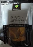 Sokerin määrä sisällä Džiovintų mangų juostelės