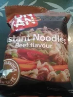 Sokerin määrä sisällä Instant noodles beef flavour - Nouilles instantanées saveur bœuf