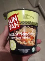 Sokerin määrä sisällä Instant Noodles Tom Yum flavour
