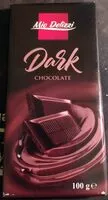 入っている砂糖の量 Dark chocolate