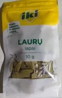 Sokerin määrä sisällä Laurų lapai
