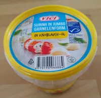 含糖量 Surimi in Jumbo-Garnelenform (in Knoblauchöl)