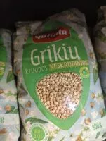 含糖量 neskrudinti grikiai