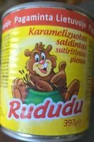 入っている砂糖の量 karamelizuotas saldintas sutirštintas pienas