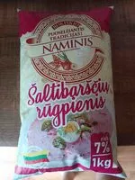 Suhkru kogus sees Šaltibarščių rūgpienis