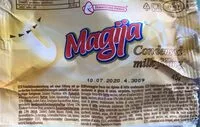 Sucre et nutriments contenus dans Magija