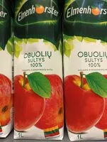 Zuckermenge drin Obuolių sultys