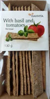 Suhkru kogus sees Danvita Flat Bread with Basil and Tomatoes