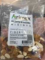 Sucre et nutriments contenus dans Arimex