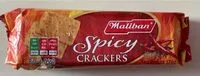Suhkru kogus sees Spicy crackers