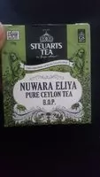 Azúcar y nutrientes en Steuarts tea