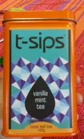 Sucre et nutriments contenus dans T-sips initiative