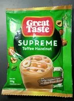 入っている砂糖の量 Supreme Toffee Hazel