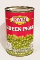 Quantité de sucre dans Green Peas