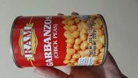 Quantité de sucre dans Garbanzos (chick peas)