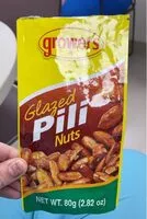 入っている砂糖の量 Glazed pili nuts