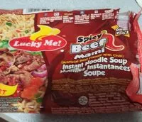 Sokerin määrä sisällä SPICY BEEF MAMI. Instant Noodle Soup.