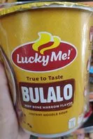 Sokerin määrä sisällä Lucky Me Bulalo 70g