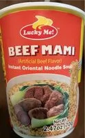 Sokerin määrä sisällä Beef Mami