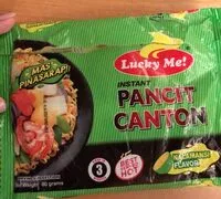 Sokerin määrä sisällä instant pansit canton