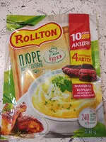 Количество сахара в Rollton пюре картопляне