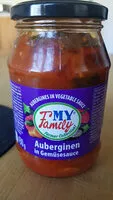 Zuckermenge drin Auberginen in Gemüsesauce