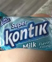 Cantidad de azúcar en Super Kontik “Milk sandwich cookie”