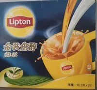 Şeker ve besinler Lipton gold milk tea