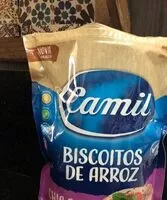 चीनी की मात्रा Biscoito de arroz