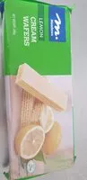 含糖量 lemon cream wafers