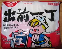 中的糖分和营养成分 Nissin demae