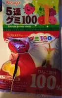 Quantité de sucre dans gummy candy
