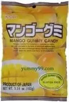 Quantité de sucre dans Mango Gummy Candy, Mango