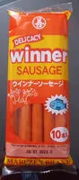 入っている砂糖の量 Fish meat sausage