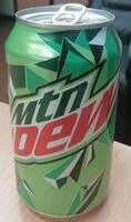 Sucre et nutriments contenus dans Mtn dew