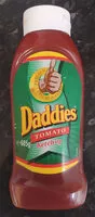 İçindeki şeker miktarı Daddies Tomato Ketchup