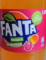Sokerin määrä sisällä Fanta Mango&Dragonfruit