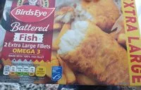 Suhkru kogus sees Battered Fish