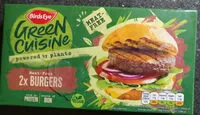 Suhkru kogus sees Meat Free burgers