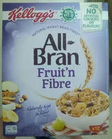 Cantidad de azúcar en Céréales All-Bran Fruit 'n Fibre