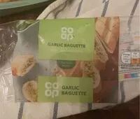 Suhkru kogus sees Garlic baguette