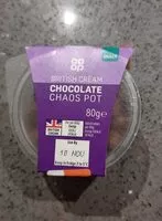 Amount of sugar in Chocolate chaos pot