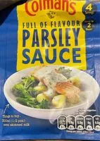 İçindeki şeker miktarı Parsley Sauce