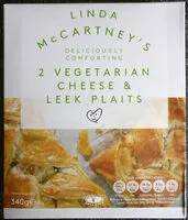 Suhkru kogus sees 2 Vegetarian Cheese & Leek Plaits