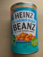 Zuckermenge drin No Added Sugar Beanz in Tomato Sauce 6 x
