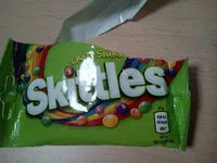 Azúcar y nutrientes en Skittles