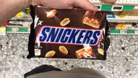 Zucker und Nährstoffe drin Snickers